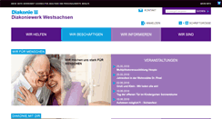 Desktop Screenshot of diakonie-westsachsen.de